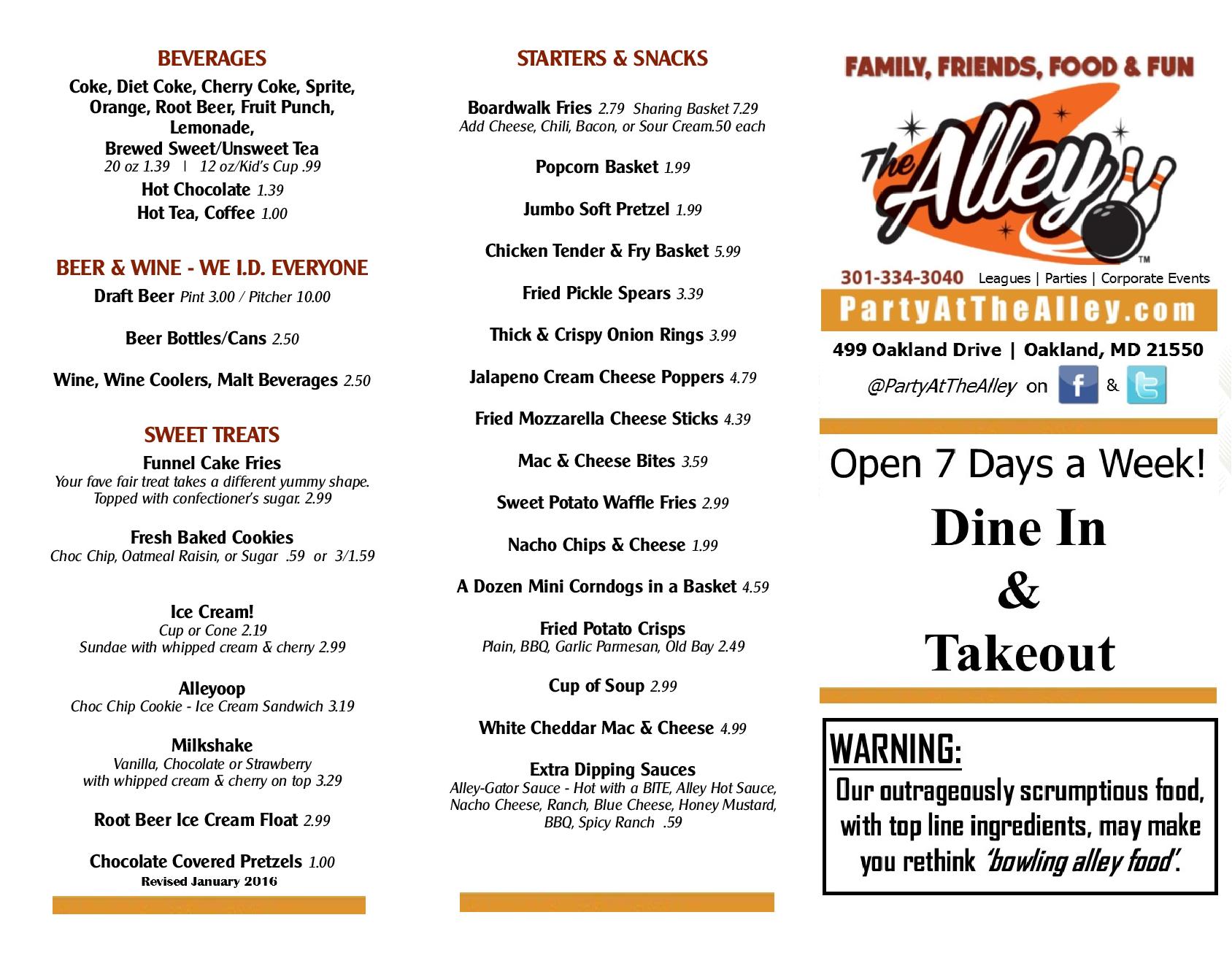 Alley Restaurant Aiea Menu Alley Restaurant Aiea Menu